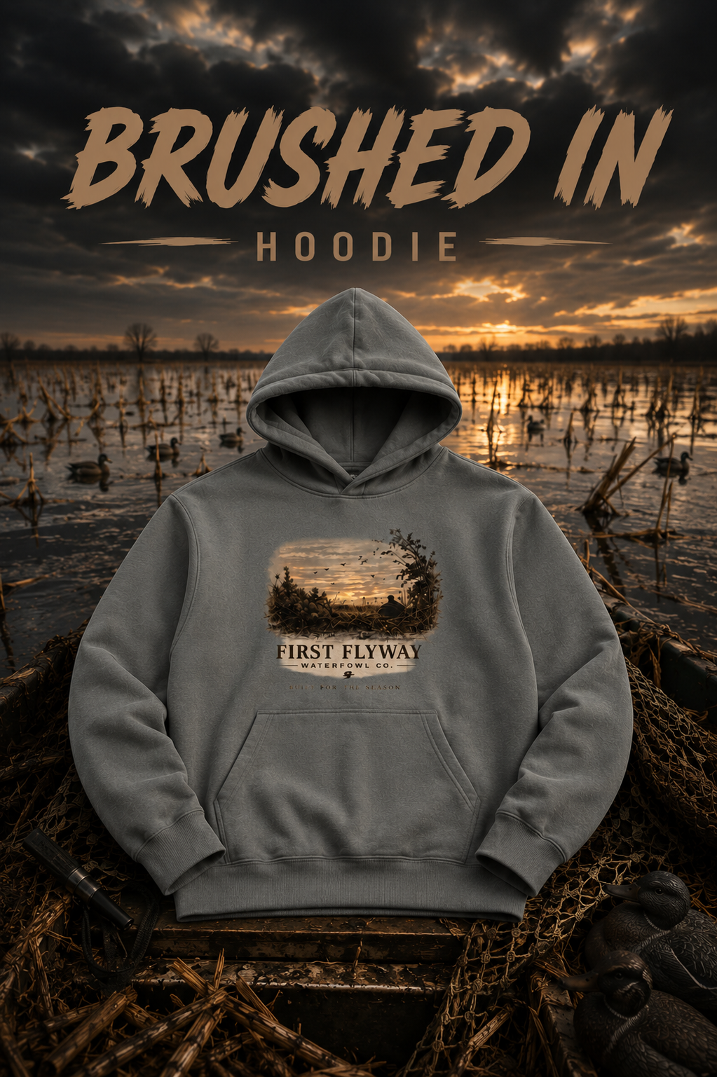 Brushed In Hoodie