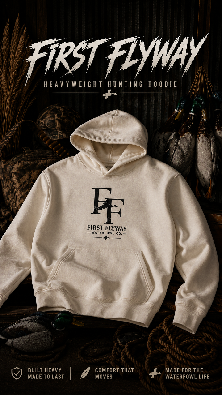 Final Flyway Heavyweight Hunting Hoodie