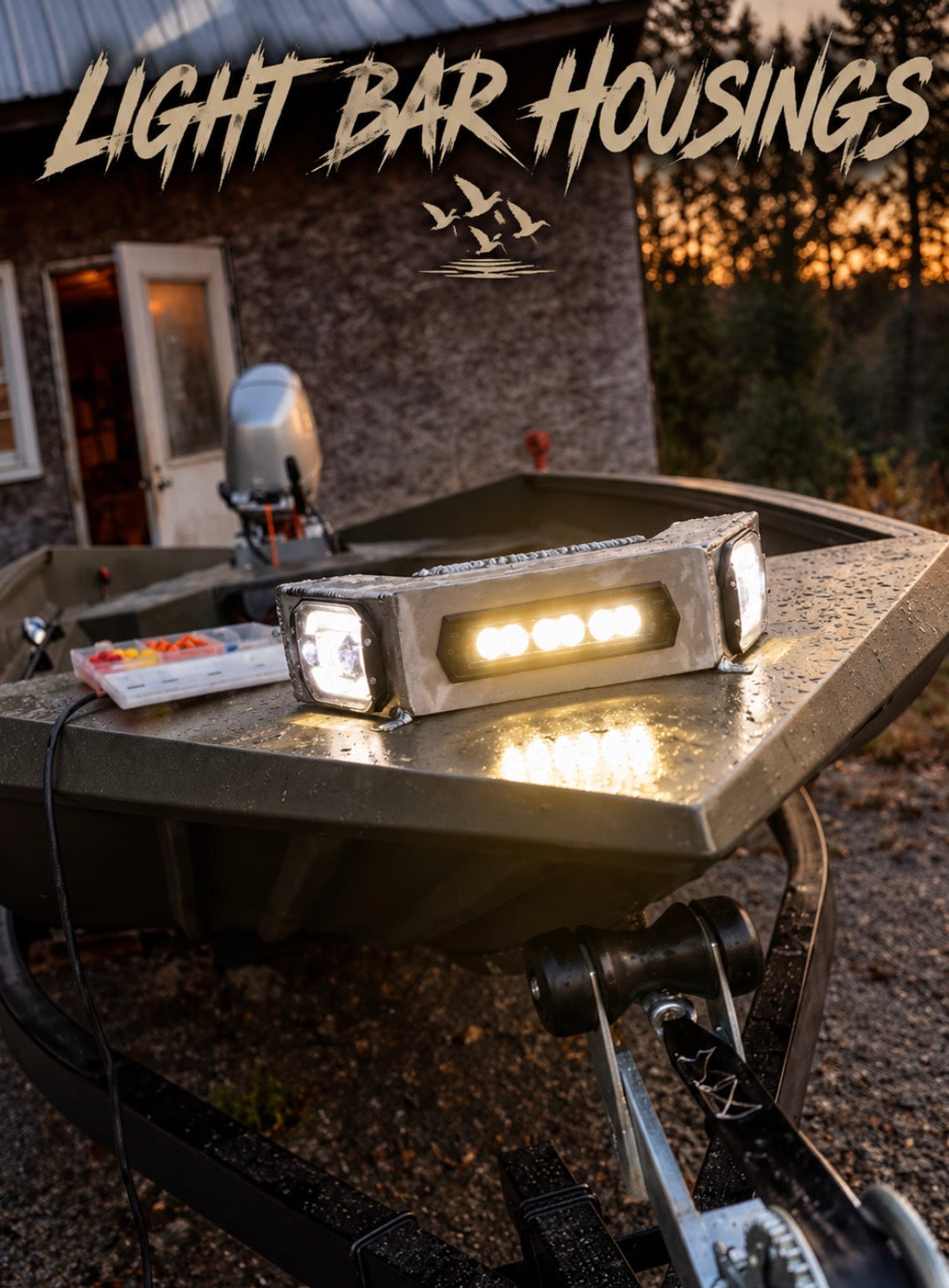 Light bar housing
